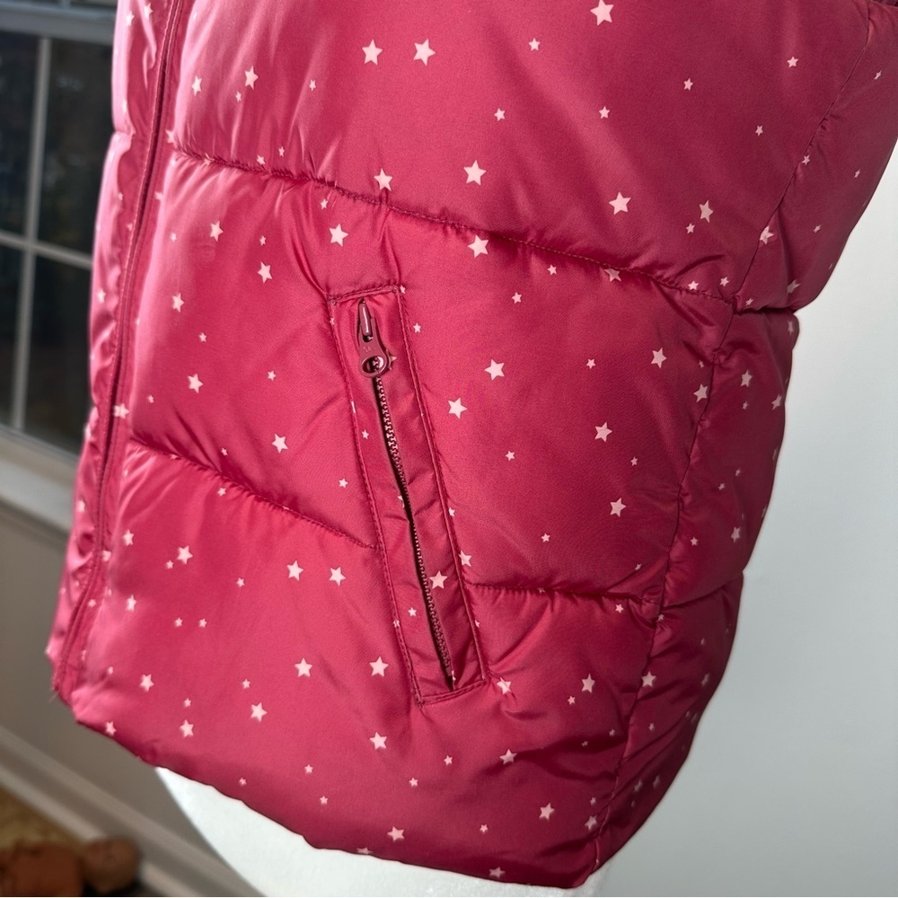 GapKids Red Star Print Puffer Vest XXL (14-16) Warm Winter Layer - Picture 4 of 12